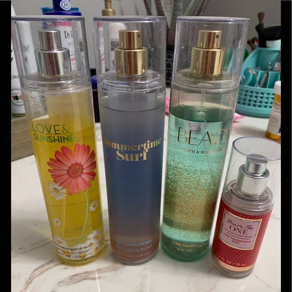 Bath and Body Works 4pc pre-owned set